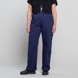 SUK WORKWEAR STATION PANT IN BLUE SIZE 14 AUS / 10 US